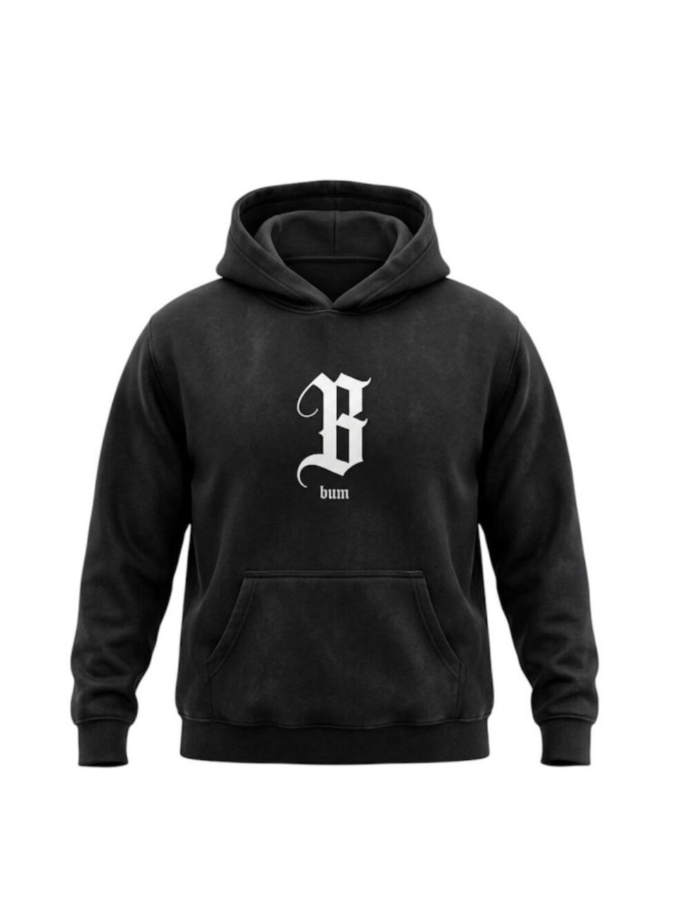 CBUM Chris Bumstead Gothic B Bum Hoodie Black Pullover Sweatshirt Size 3XL